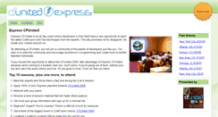 Desktop Screenshot of express.cfunited.com